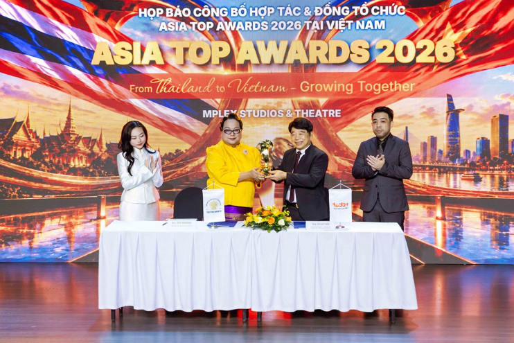 Asia Top Awards 2026 công bố 35 giải thưởng về văn hóa, nghệ thuật, giải trí